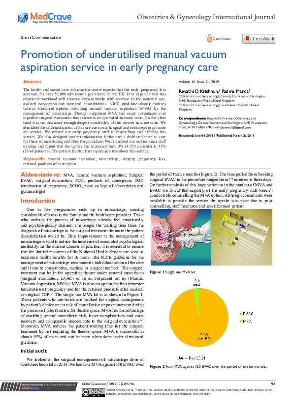 (PDF) The safety of termination of pregnancy by manual vacuum ...