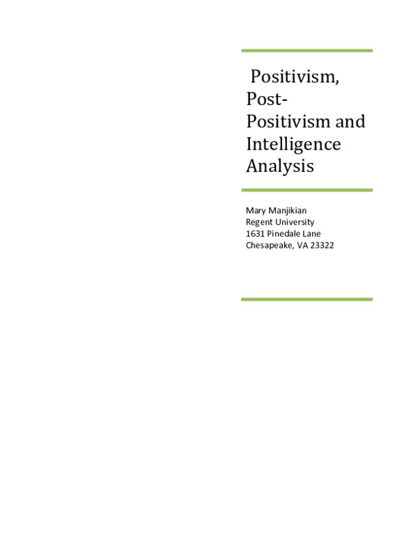 Post positivism international relations image