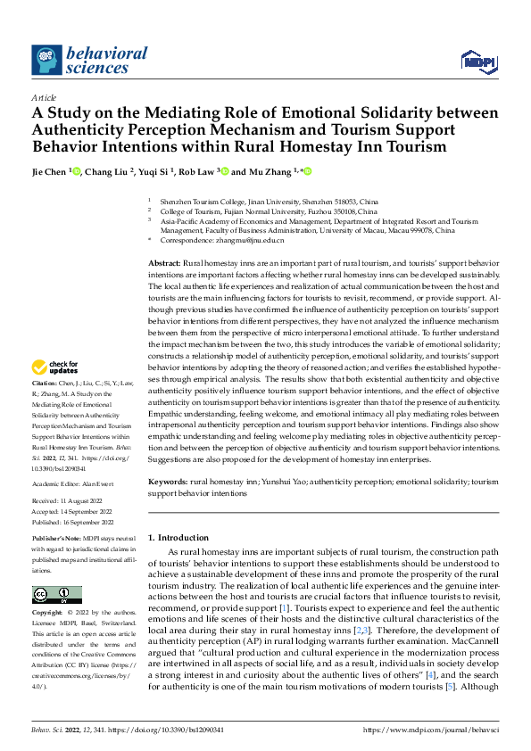 (PDF) A Study on the Mediating Role of Emotional Solidarity between ...