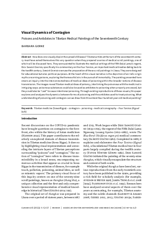 (PDF) Visual Dynamics of Contagion: Poisons and Antidotes in Tibetan ...