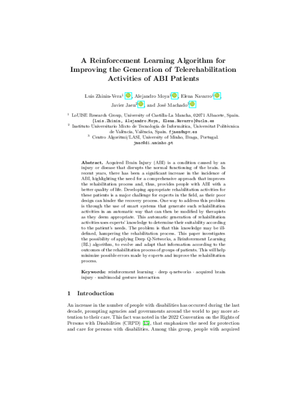 (PDF) A Reinforcement Learning Algorithm for Improving the Generation ...