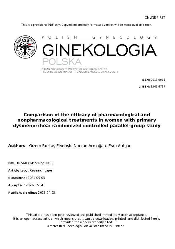 (PDF) Comparison of the efficacy of pharmacological and ...