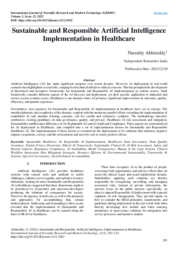 (PDF) Sustainable and Responsible Artificial Intelligence ...