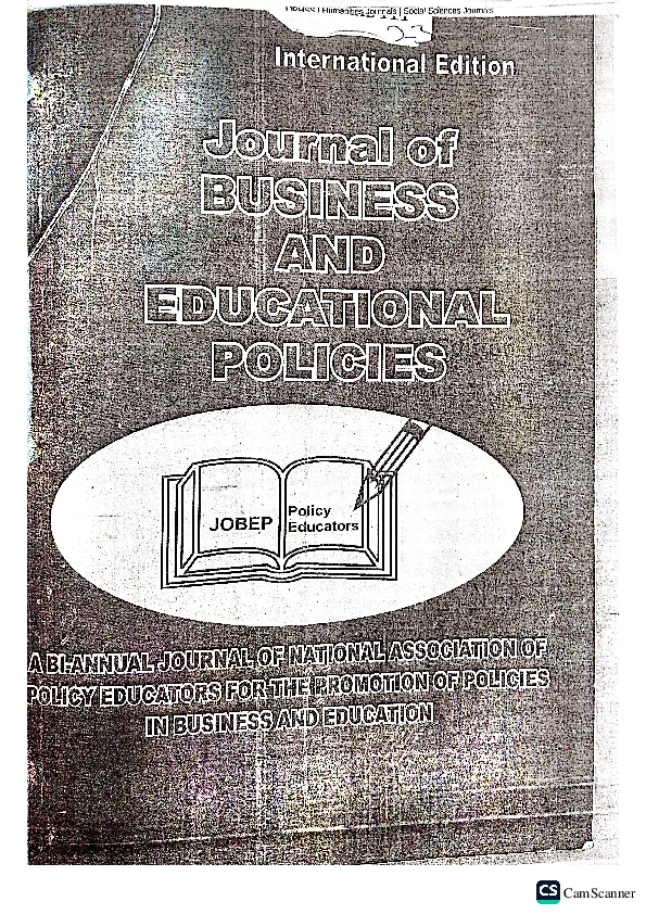 (PDF) EFFICACY OF INDIGENOUS EDUCATION: IMPETUS FOR SUSTAINABLE ...