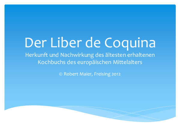(PPT) Der Liber de Coquina