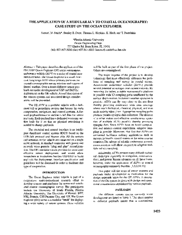 (PDF) The application of a modular AUV to coastal oceanography: case ...