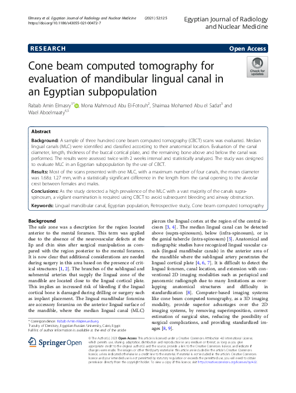(PDF) Cone beam computed tomography for evaluation of mandibular ...