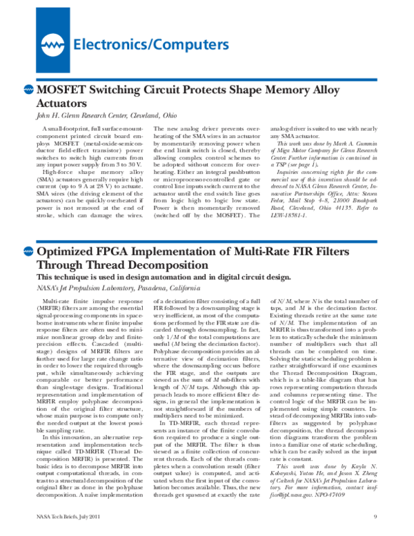 (PDF) Optimized FPGA implementation of Multi-Rate FIR filters through ...