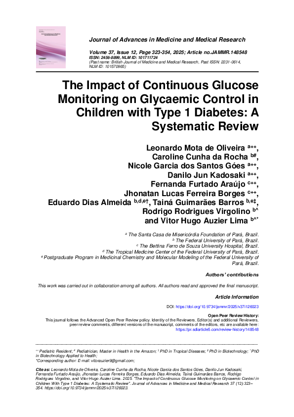 (PDF) The Impact of Continuous Glucose Monitoring on Glycaemic Control ...