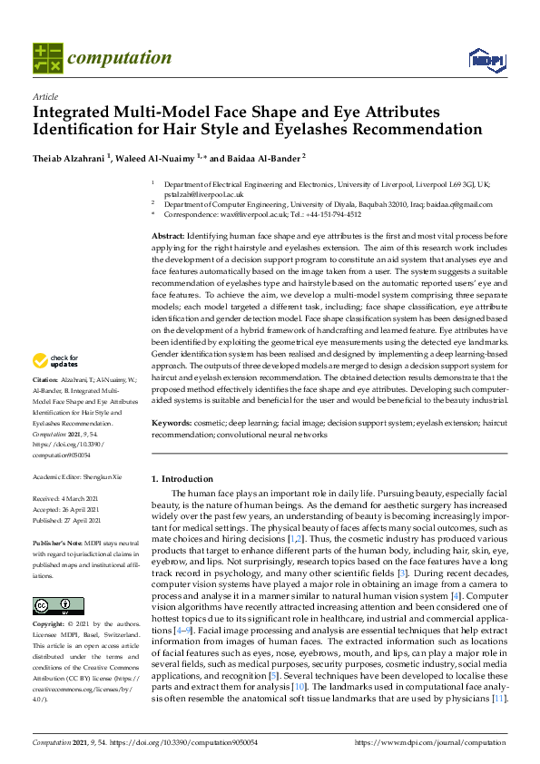 (PDF) Integrated Multi-Model Face Shape and Eye Attributes ...