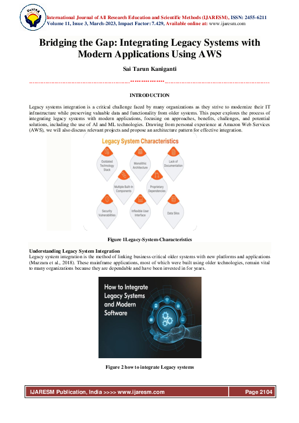 (PDF) Bridging the Gap: Integrating Legacy Systems with Modern ...