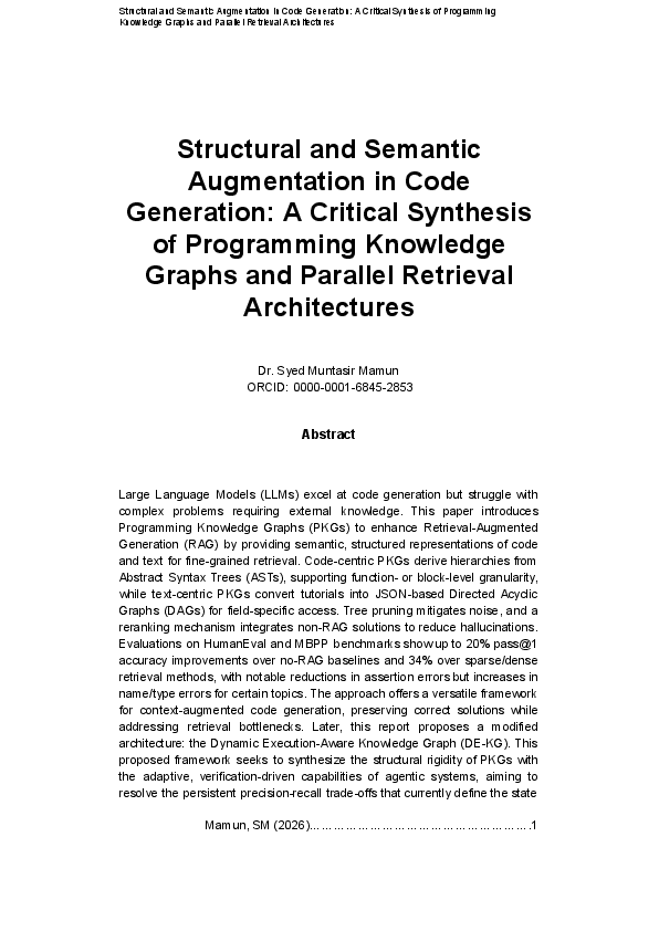 (PDF) Structural and Semantic Augmentation in Code Generation: A ...