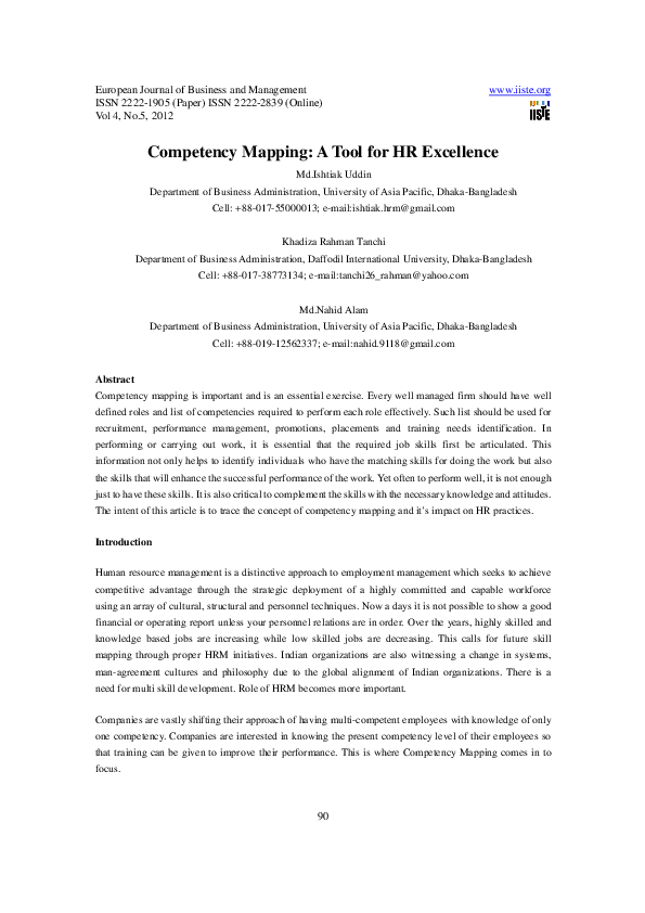 Competency mapping ppt picture