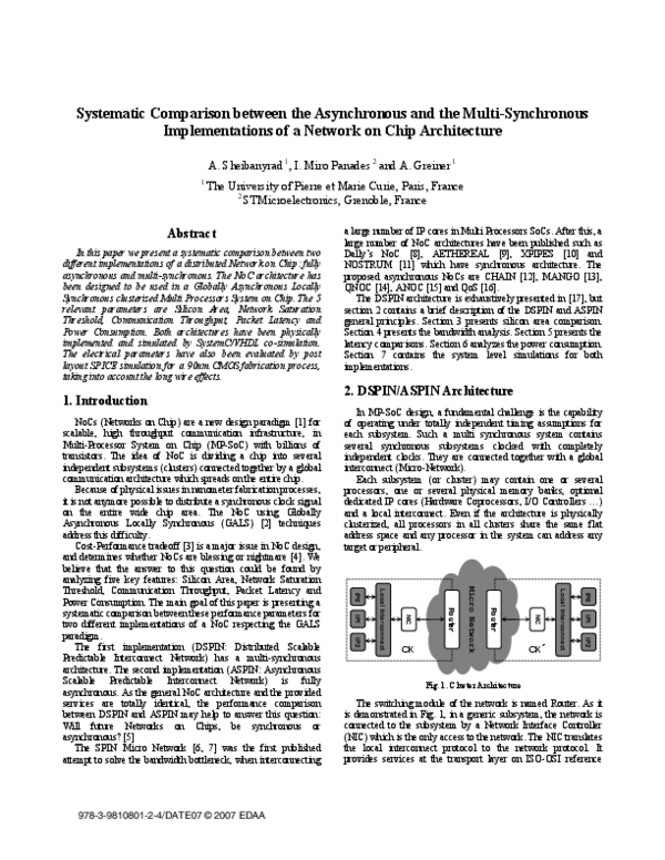 (PDF) Systematic Comparison between the Asynchronous and the Multi ...