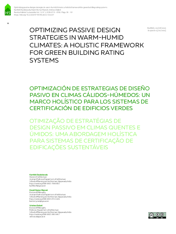 (PDF) Optimizing passive design strategies in warm-humid climates: a ...
