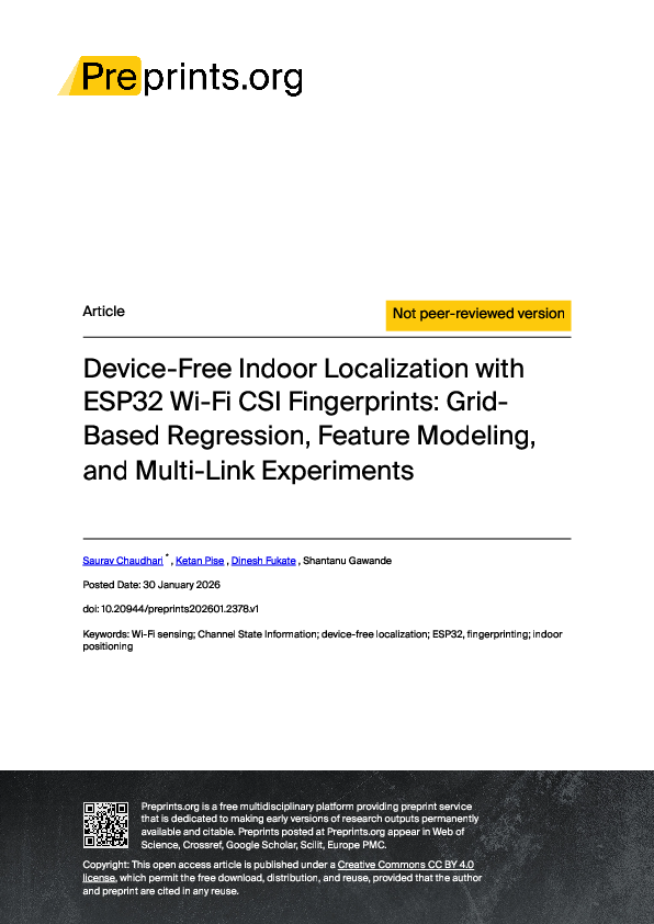 (PDF) Device-Free Indoor Localization with ESP32 Wi-Fi CSI Fingerprints ...