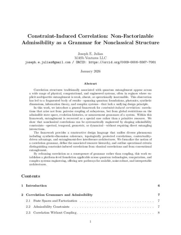 (PDF) Constraint-Induced Correlation: A Grammar-Based Design Framework ...