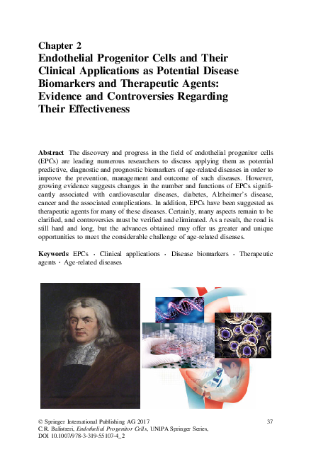 (PDF) Endothelial Progenitor Cells and Their Clinical Applications as ...