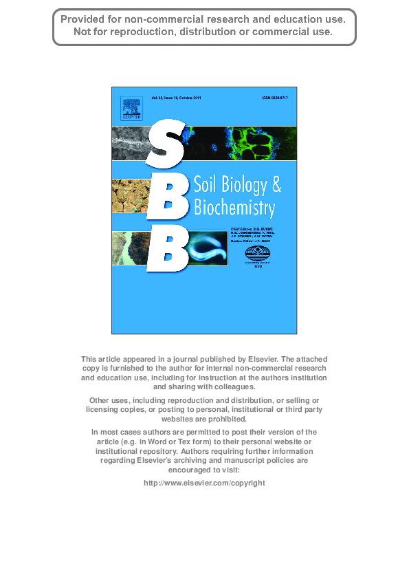 (PDF) Soil microbial community changes and their linkages with ...