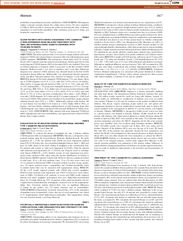 (PDF) PDB70 Evaluation of Sitagliptin Dosing Among Renal Impaired Type ...