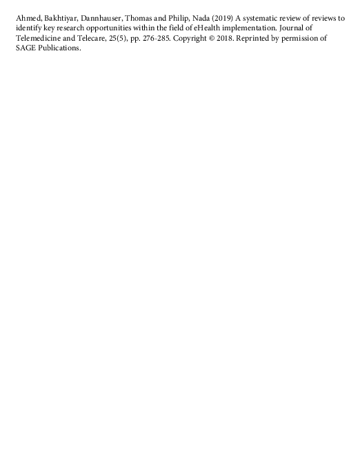 (PDF) A systematic review of reviews to identify key research ...