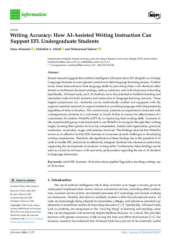 (PDF) Writing Accuracy: How AI-Assisted Writing Instruction Can Support ...