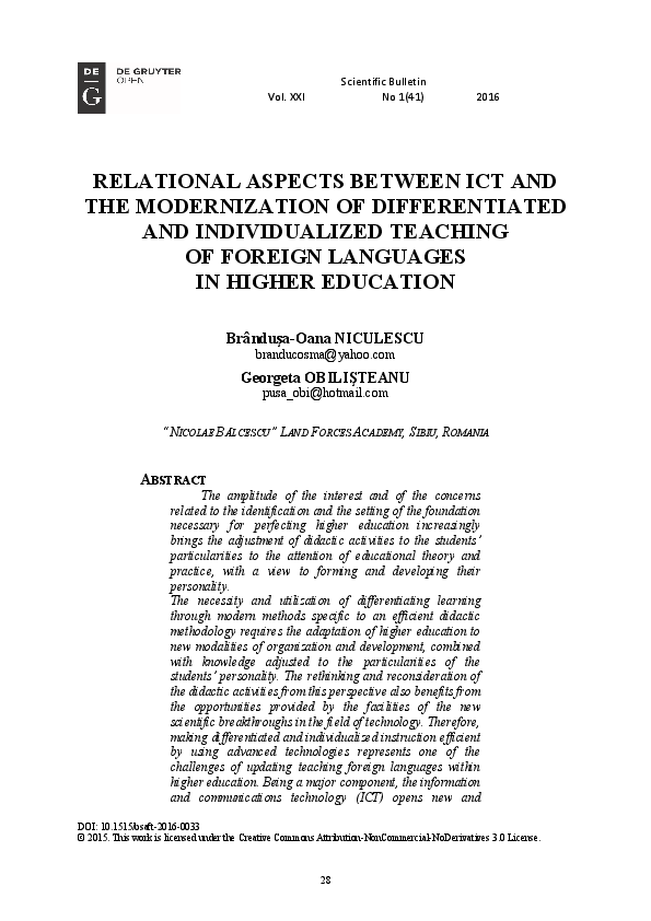 (PDF) Relational Aspects between ICT and the Modernization of ...