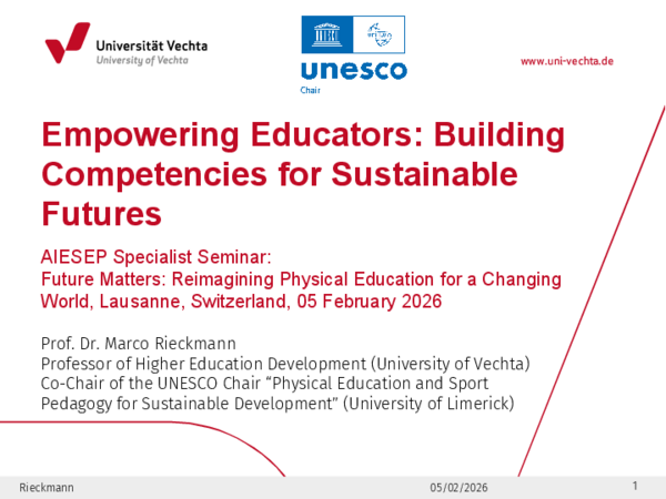(PDF) Empowering Educators: Building Competencies for Sustainable Futures