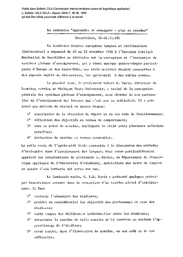 (PDF) Le séminaire 