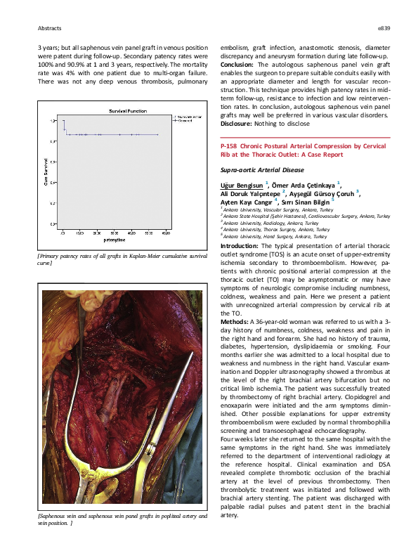 (PDF) Chronic Postural Arterial Compression by Cervical Rib at the ...