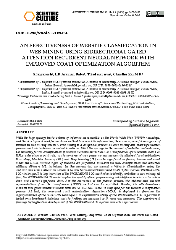 (PDF) AN EFFECTIVENESS OF WEBSITE CLASSIFICATION IN WEB MINING USING ...