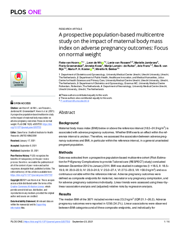 (PDF) A prospective population-based multicentre study on the impact of ...