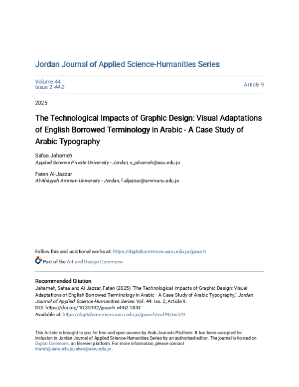 (PDF) The Technological Impacts of Graphic Design: Visual Adaptations ...