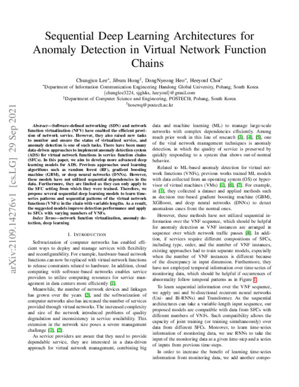 (PDF) Sequential Deep Learning Architectures for Anomaly Detection in ...