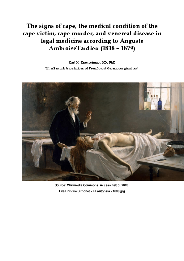 (PDF) The signs of rape, the medical condition of the rape victim, rape ...