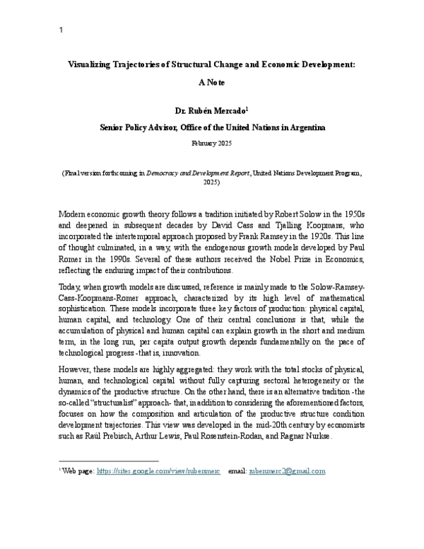 (PDF) Visualizing Trajectories of Structural Change and Economic ...