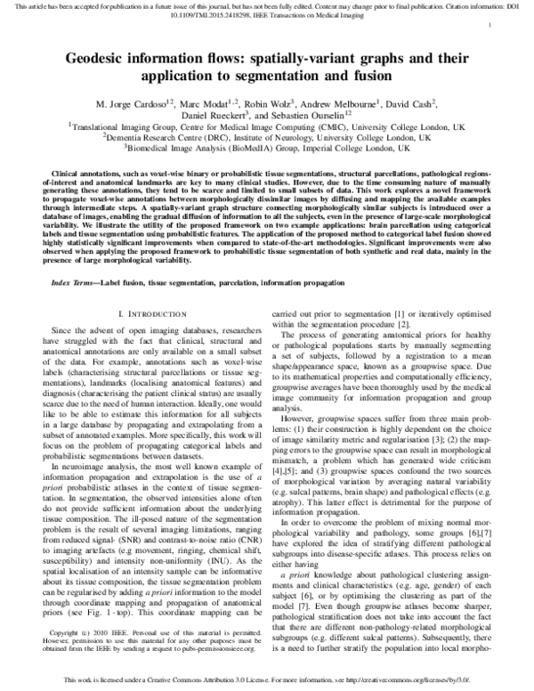 (PDF) Geodesic Information Flows: Spatially-Variant Graphs and Their ...