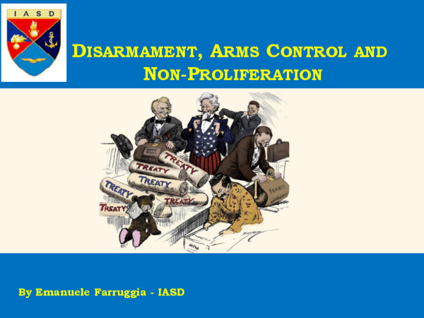 (PDF) Power Point Presentation on disarmament, arms control and non ...
