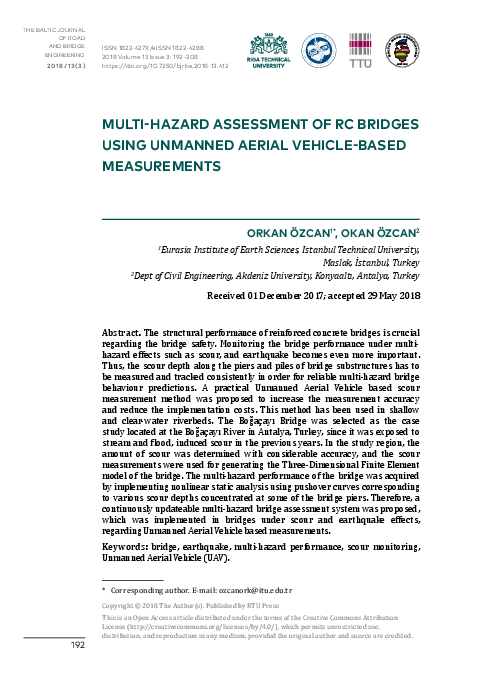 (PDF) Multi-Hazard Assessment of RC Bridges using Unmanned Aerial ...