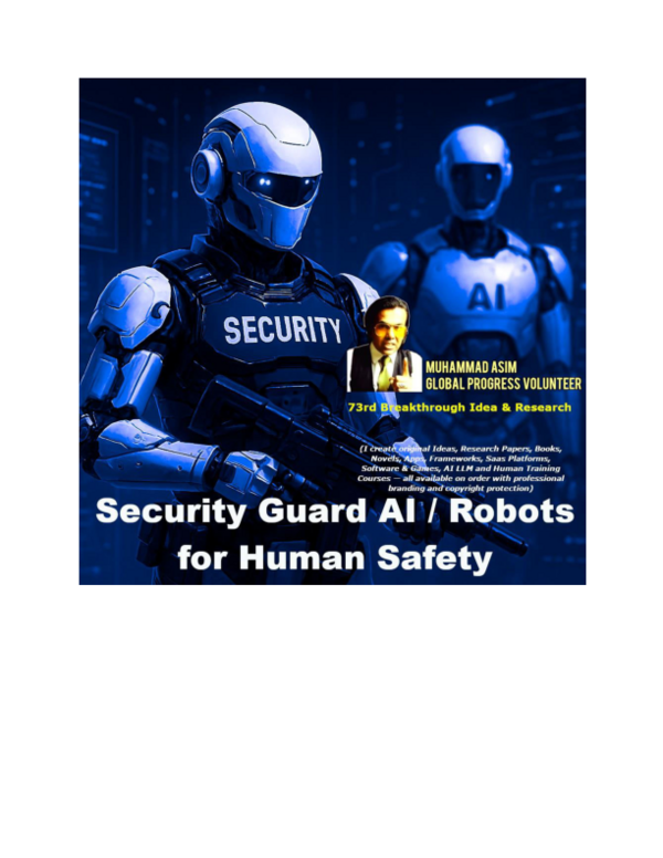 (PDF) Security Guard AI / Robots for Human Safety -73rd Breakthrough ...