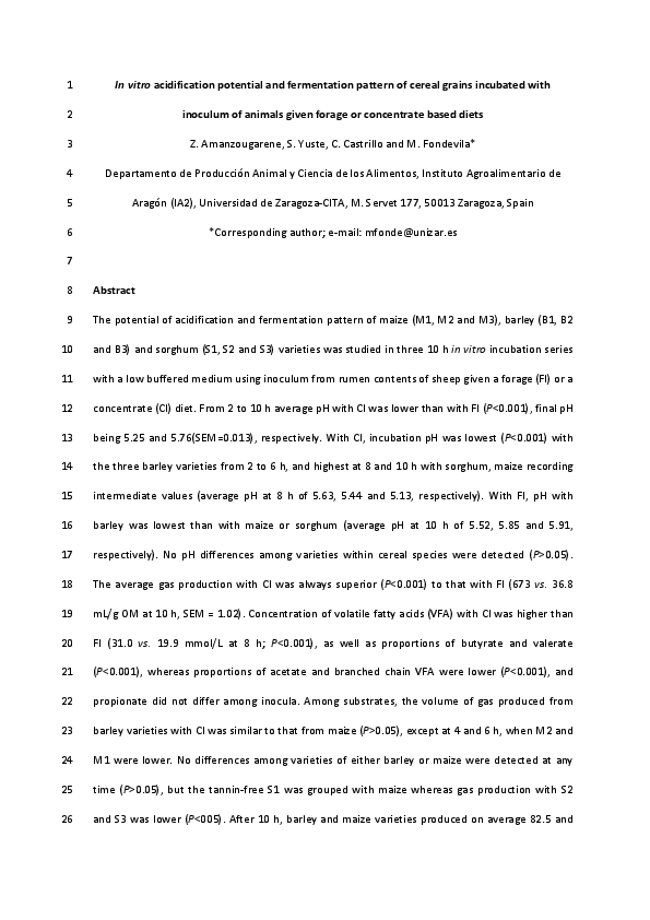 (PDF) In vitro acidification potential and fermentation pattern of ...