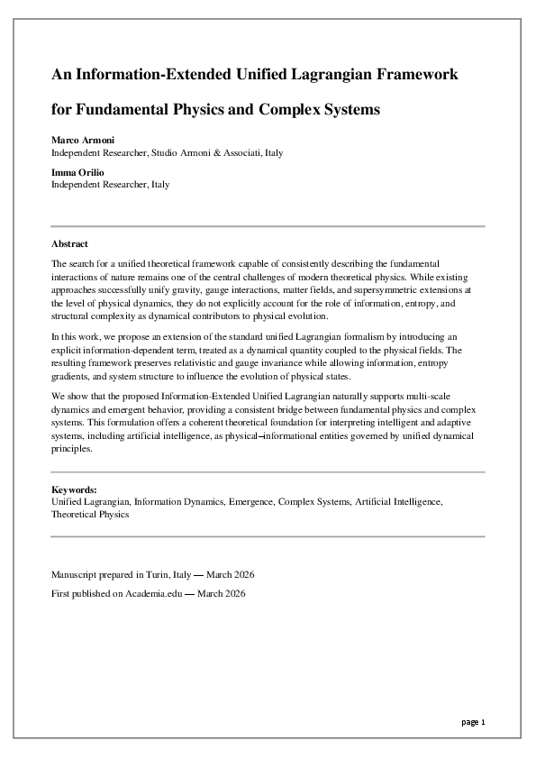 (PDF) An Information-Extended Unified Lagrangian Framework for ...