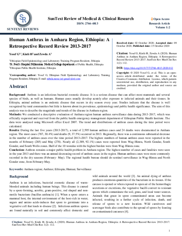 (PDF) SunText Review of Medical & Clinical Research