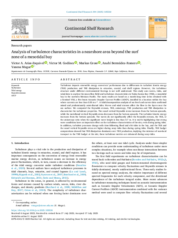 (PDF) Continental Shelf Research