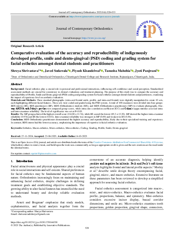 (PDF) Comparative evaluation of the accuracy and reproducibility of ...
