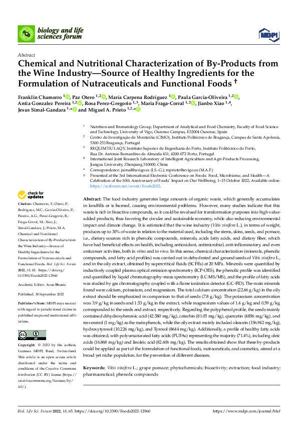 (PDF) Chemical and Nutritional Characterization of By-Products from the ...