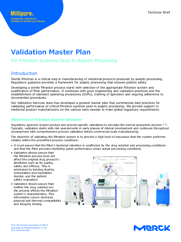 (PDF) Validation Master Plan