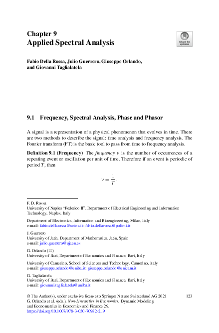 (PDF) Applied Spectral Analysis