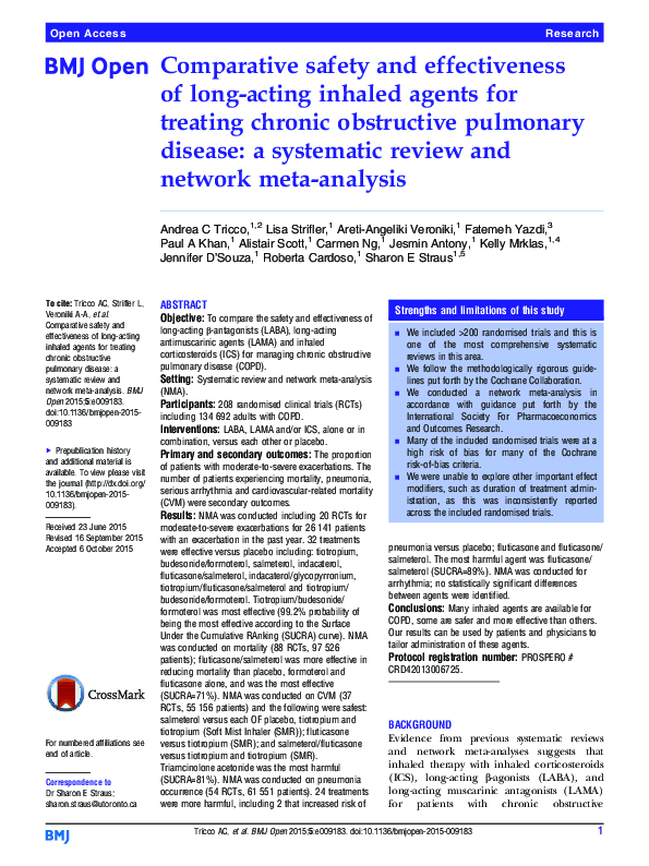 (PDF) Comparative safety and effectiveness of long-acting inhaled ...
