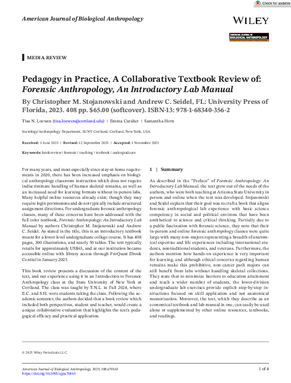 (PDF) Pedagogy in Practice, A Collaborative Textbook Review of ...